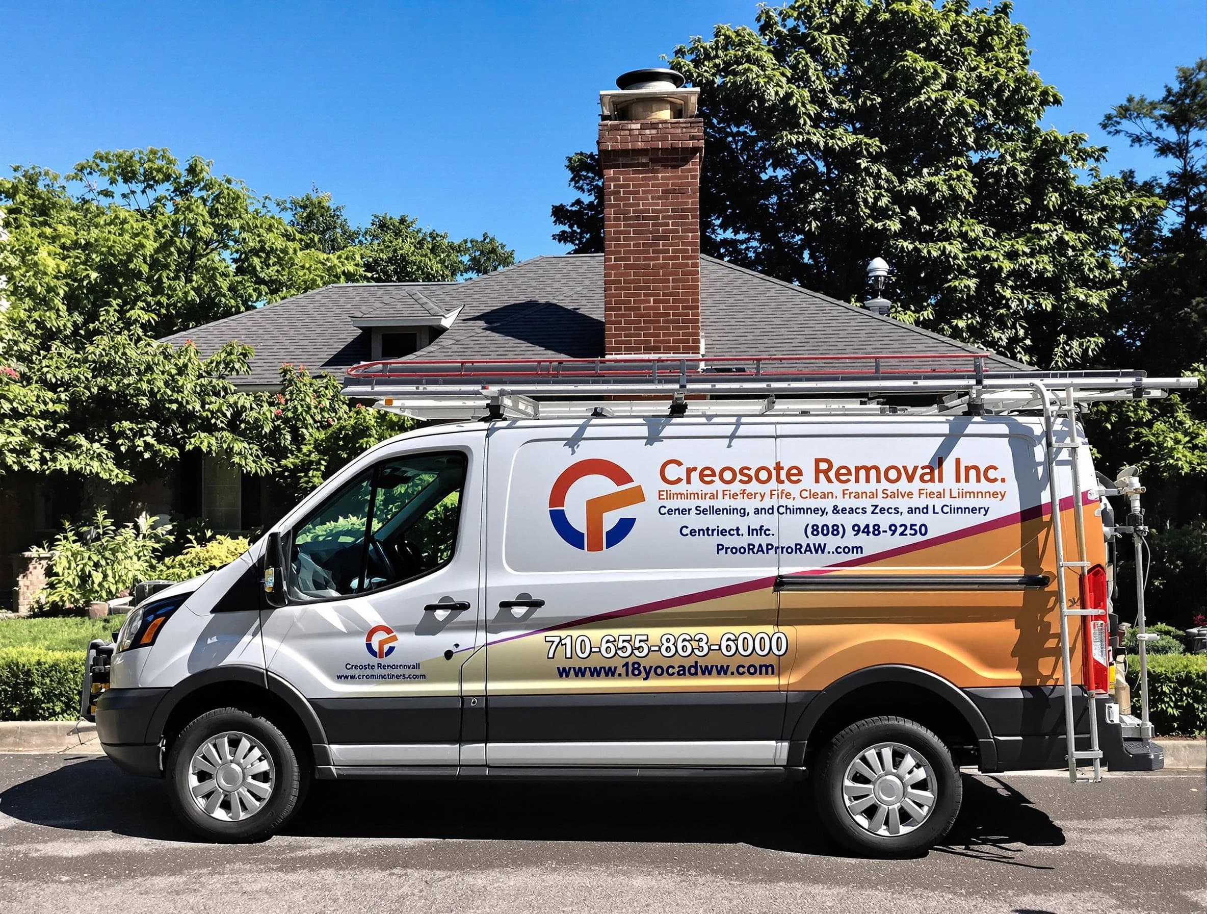 Egg Harbor Chimney Sweep technician removing creosote safely in Egg Harbor, NJ